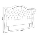 Ver imagem 4 de Cabeceira Cama Box Casal Queen 160cm Antibes P02 Sintético Caramelo - Mpozenato