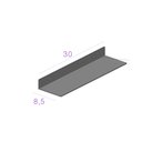 Ver imagem 4 de Prateleira Flutuante Azul Marinho Metal 30cm
