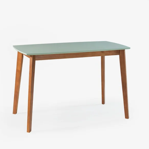 Escrivaninha para Quarto Áustria Cor Verde e Mel