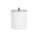 Ver imagem 3 de Lixeira Pp Tampa Inox Ø 18,5 X 23 Cm Branco Brinox