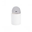 Ver imagem 4 de Lixeira Pp Tampa Inox Ø 18,5 X 23 Cm Branco Brinox