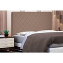 Ver imagem 3 de Cabeceira King 1,95m Esmeralda Suede Caramelo