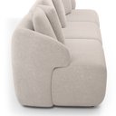 Ver imagem 6 de Sofá 3 Lugares para Sala de Estar Living 228cm Arlo F04 Bouclê Bege - Lyam Decor