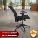 Ver imagem 2 de Kit 4 Cadeiras de Escritório Diretor Pulse - Preta