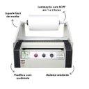 Ver imagem 4 de Plastificadora P280 Com Suporte Bobina Fosco Bopp 24cm 220V MR Maquinas