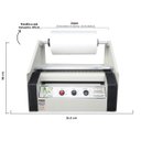 Ver imagem 3 de Plastificadora P280 Com Suporte Bobina Fosco Bopp 24cm 220V MR Maquinas