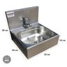 Pia de Assepsia Aço Inox com Acionamento Manual Temporizado - 3