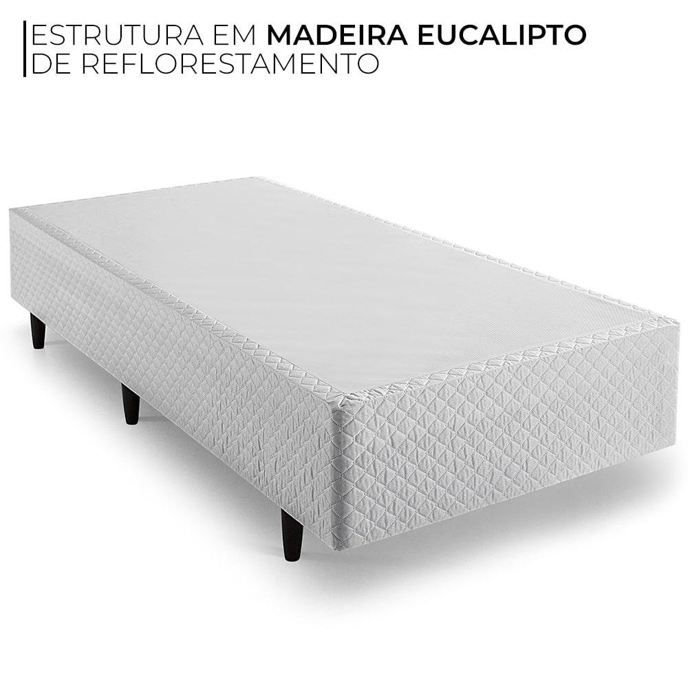 Cama Box Herval Solteiro Amore, 67x88x188 cm, Molas Ensacadas - 4