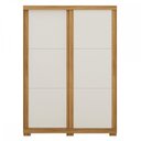 Ver imagem 2 de Guarda-roupa Solteiro Pratico 2 Portas 2 Gavetas Camaru/perola - Robel