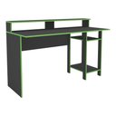 Ver imagem 1 de Mesa Gamer para Computador 136cm Multimóveis CR25357 Grafite/Verde