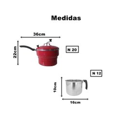 Kit Jogo De Panelas Não Inox Quatro Peças - 3