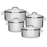 Jogo de Panelas 4 Peças Inox Fundo Triplo Solar Tramontina - 1
