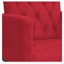Ver imagem 6 de Poltrona Classic Pés Luís XV Suede Vermelho - Doce Sonho Móveis