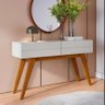 Aparador Noronha 2 Gavetas Off White Matte|luart´s Decor Colibri - 1