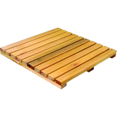 Deck de Madeira Modular 100x50cm com Pintura Neonx:verniz Natural Uv