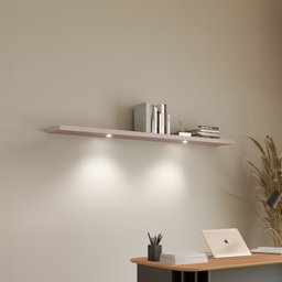 Prateleira com Led 180cm Basic Fendi - Dalla Costa - 1
