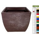 Ver imagem 1 de Vaso Planta 55x60 Trapézio Moderno Polietileno BGPLASTICOS CINZA CIMENTO 004