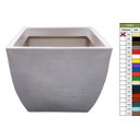 Ver imagem 2 de Vaso Planta 55x60 Trapézio Moderno Polietileno BGPLASTICOS CINZA CIMENTO 004