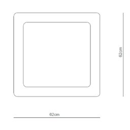 Plafon Led Embutir Quadrado Branco 48w Yamamura - 3