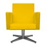 Kit Namoradeira e Poltrona Beatriz Base Giratória de Metal Corano Amarelo - Doce Sonho Móveis - 3