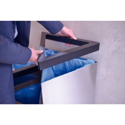Lixeira Tramontina Terni 50 Litros em Aço Inox Scotch Brite - 2