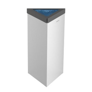 Lixeira Tramontina Terni 50 Litros em Aço Inox Scotch Brite