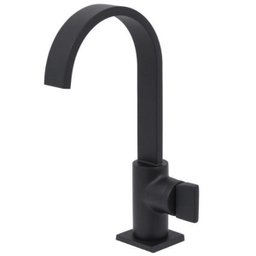 Torneira Lavatório Banheiro Luxo Preta 1/4 de volta Black - 1