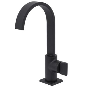 Torneira Lavatório Banheiro Luxo Preta 1/4 de volta Black