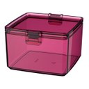Ver imagem 1 de Pote Pequeno Hermético 0,75 Litros Retangular - Rosa