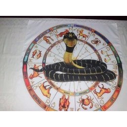 Toalha Esotérica Serpente Signos Astrologia Transformação - 4