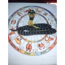 Toalha Esotérica Serpente Signos Astrologia Transformação - 3