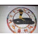 Ver imagem 4 de Toalha Esotérica Serpente Signos Astrologia Transformação