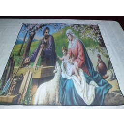 TOALHA ESOTÉRICA SAGRADA FAMILIA AMOR CELESTE VIRGEM MARIA - 2