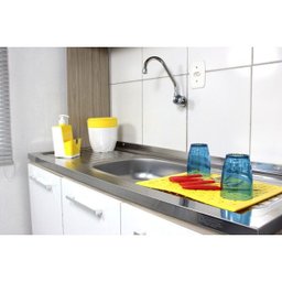 Grade De Pia Proteção Escorredor de Copos e Talheres - Colors - Amarelo - 6