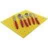 Grade De Pia Proteção Escorredor de Copos e Talheres - Colors - Amarelo - 2