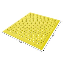 Grade De Pia Proteção Escorredor de Copos e Talheres - Colors - Amarelo - 4