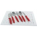 Ver imagem 2 de Grade De Pia Proteção Escorredor de Copos e Talheres - Colors - Branco