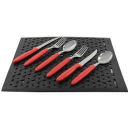Grade De Pia Proteção Escorredor de Copos e Talheres - Colors - Preto - 2