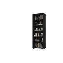 Ver imagem 3 de Kit 2 Estantes para Livros com 5 Prateleiras Cada 121x188x34cm Preto