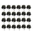 Ver imagem 2 de Kit 24 Pegador Puxador Panela Tampa Vidro e Ferro e Parafuso Continental pomel24und