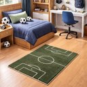 Ver imagem 1 de Tapete Sala Dubai Infantil Menino Antiderrapante 1,00x1,50:futebol