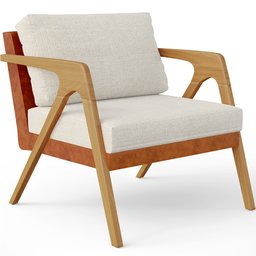 Kit 04 Poltronas Decorativas Sala Estar Pietra L02 Couríssimo Camel Linho Champagne - Lyam Decor - 3