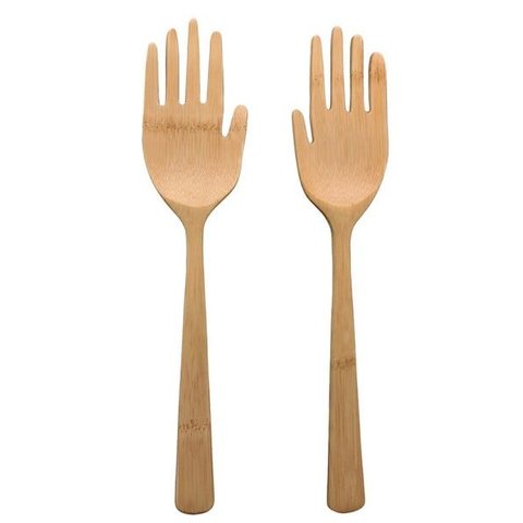 Pegador de Salada Mãozinha Bambu