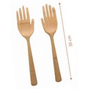 Ver imagem 3 de Pegador de Salada Mãozinha Bambu