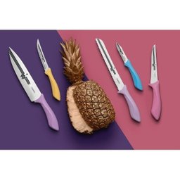 Conjunto Facas Mulher Maravilha Tramontina 05 Peças Especial - 4