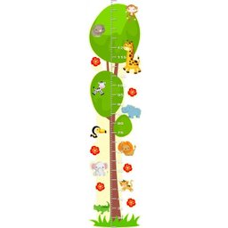 Adesivo Decorativo de Parede Infantil Régua de Crescimento - Safári - 1