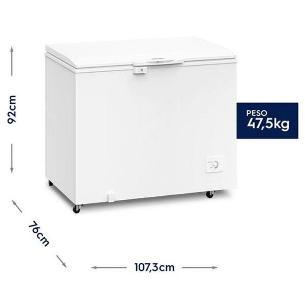Freezer Horizontal Electrolux 1 Porta 314L H330 - 5