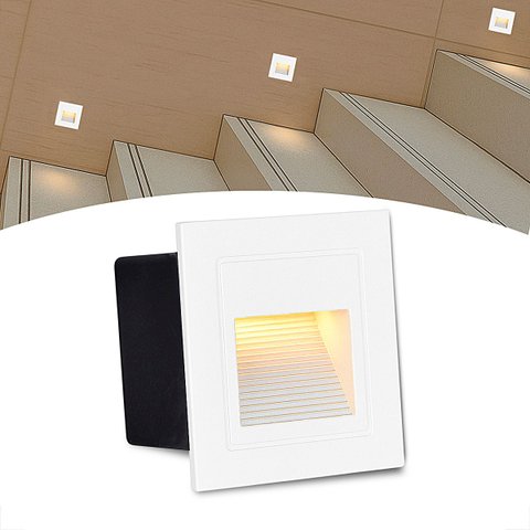 Balizador Embutir Externo Branco Led 3w 3000k Zan08