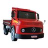 Caminhão Mb 1113 Frente Redonda Carroceria Madeira Miniatura - Vermelho - 1
