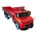 Ver imagem 3 de Caminhão Mb 1113 Frente Redonda Carroceria Madeira Miniatura - Vermelho
